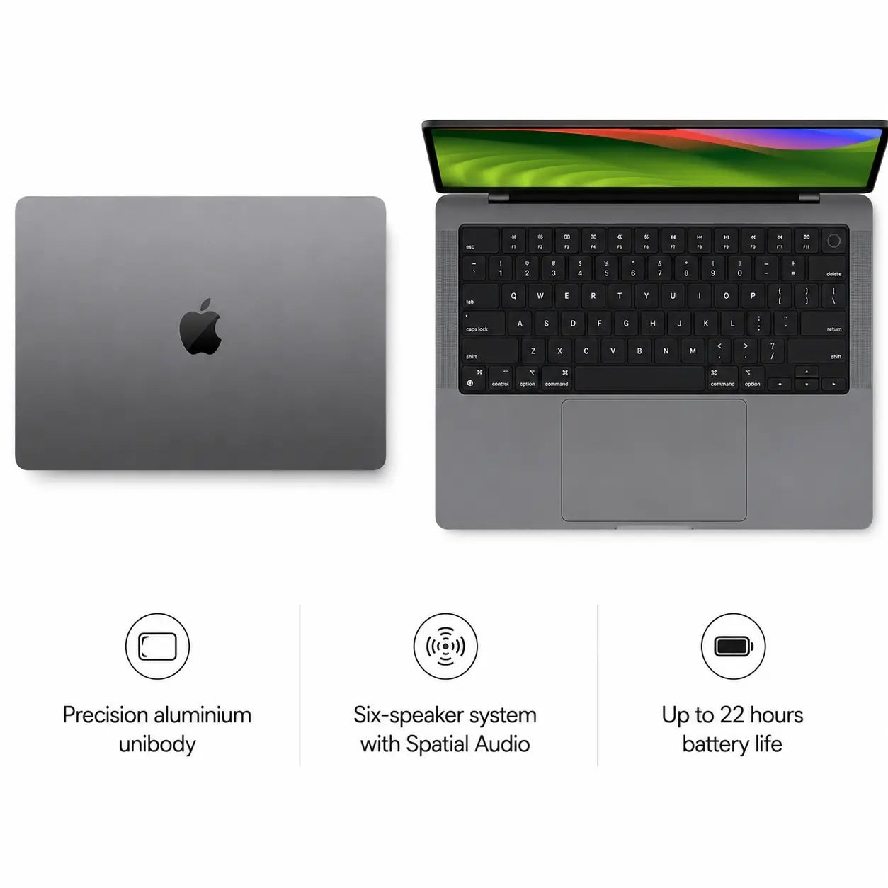 Apple MacBook Pro 14-inch (M3 Chip, 8-Core CPU, 10-Core GPU, Space Grey, 2023)
