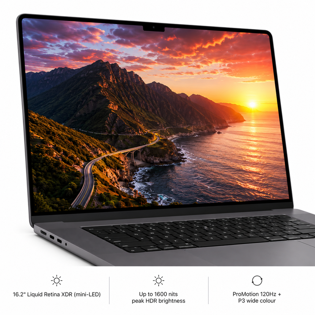 Apple MacBook Pro 16-inch (M2 Pro Chip, 12-Core CPU, 19-Core GPU, 16GB RAM, 512GB SSD, Space Gray, 2023)