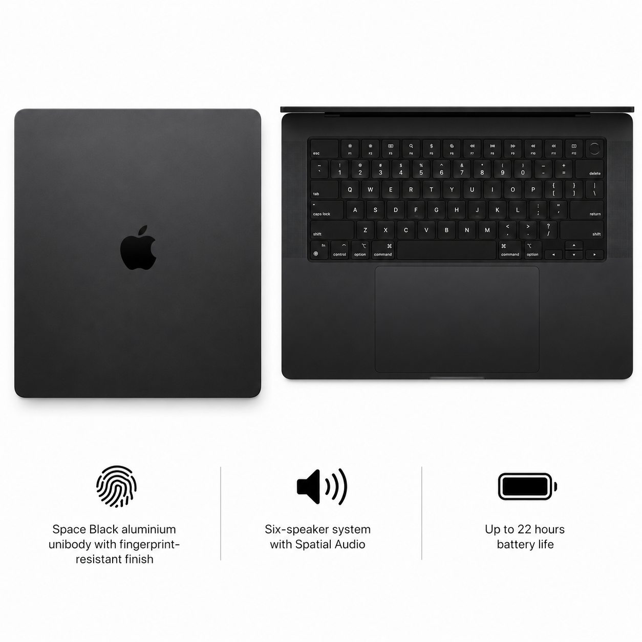 Apple MacBook Pro 16-inch (M3 Pro Chip, 12-Core CPU, 18-Core GPU, 18GB RAM, 512GB SSD, Space Black, 2023)
