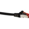 Cat6A Shielded Black Patch Lead 1.5M