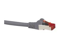 Cat6A Shielded Grey Patch Lead 1M