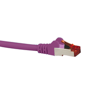 Cat6A Shielded Purple Patch Lead 10M