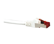 Cat6A Shielded White Patch Lead 2M