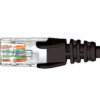 Cat6 Black Patch Lead 1M