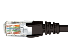 Cat6 Black Patch Lead 20M