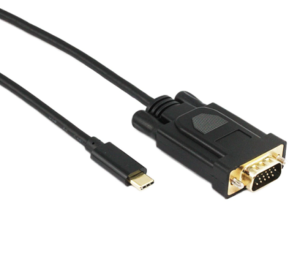2M USB Type-C Male to VGA HD15M Cable