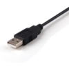 2M USB 2.0 AM/BM 28+24AWG Cable in Black