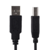 2M USB 2.0 AM/BM 28+24AWG Cable in Black