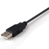 5M USB 2.0 AM/BM 28+24AWG Cable in Black