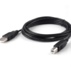 5M USB 2.0 AM/BM 28+24AWG Cable in Black