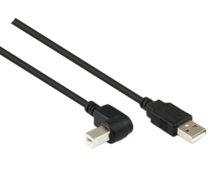 2M USB 2.0 AM To Left Angle BM Cable