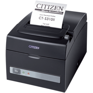 Citizen CTS-310II 3 Inch Thermal Reciept Printer USB/Ethernet Interface Black CTS310IIUEBL