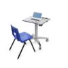 Ergotron LearnFit Student Desk Laminated Rectangle Top