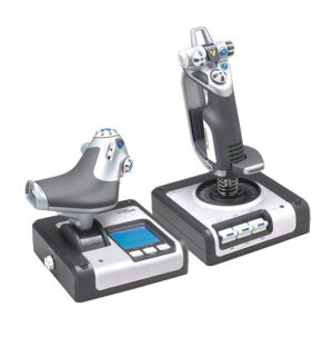 Logitech Saitek H.O.T.A.S. X52 Gaming Joystick Cable USB PC