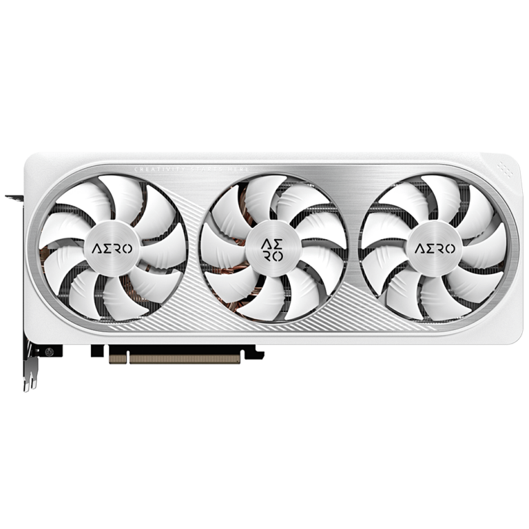 Gigabyte RTX 4070 GPU PCIe16 DP(3) HDMI 12GB GDDR6X AERO OC WHITE
