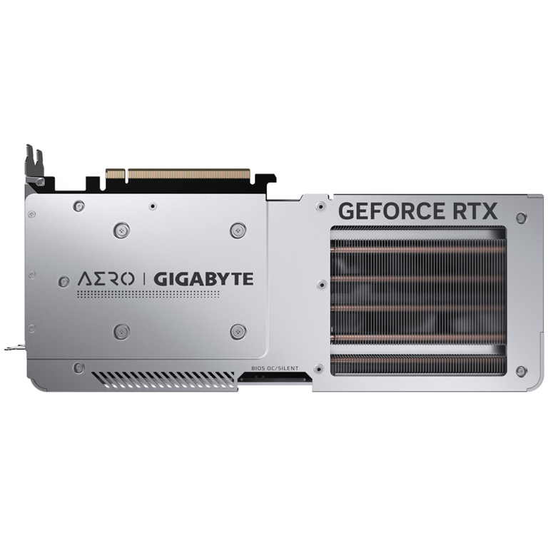 Gigabyte RTX 4070 GPU PCIe16 DP(3) HDMI 12GB GDDR6X AERO OC WHITE