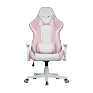 Cooler Master Caliber R1S Gaming Rose White , Premium Comfort & Style, Breathable Leather, ERG