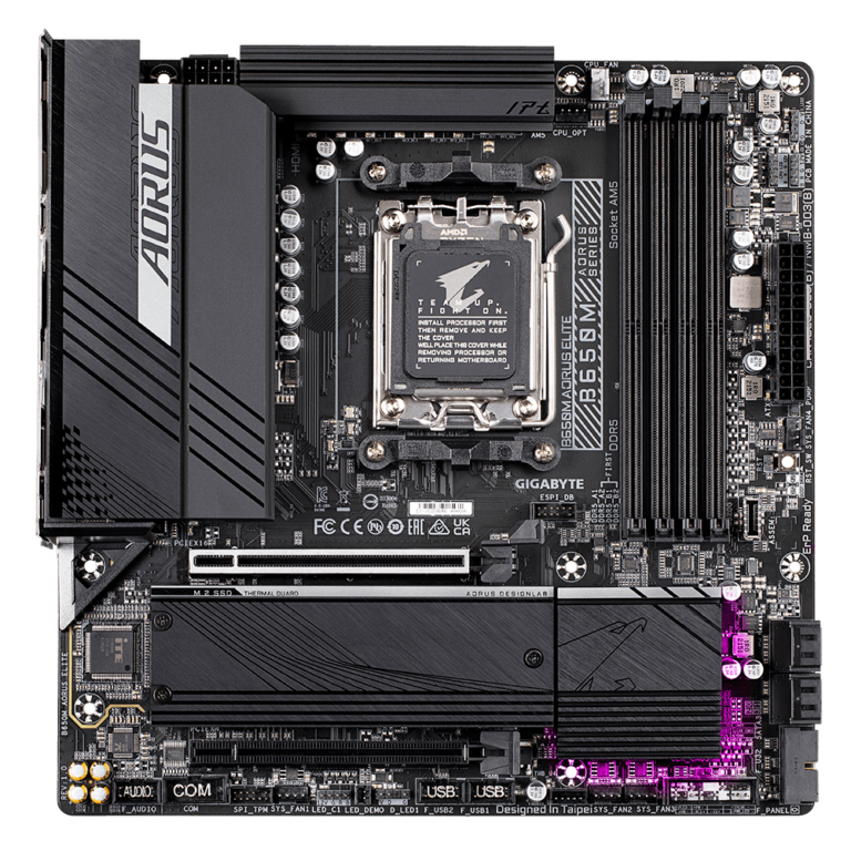 Gigabyte B650M Motherboard DDR5(4) SATA(4) M.2(2) USB-C mATX