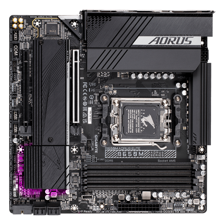Gigabyte B650M Motherboard DDR5(4) SATA(4) M.2(2) USB-C mATX