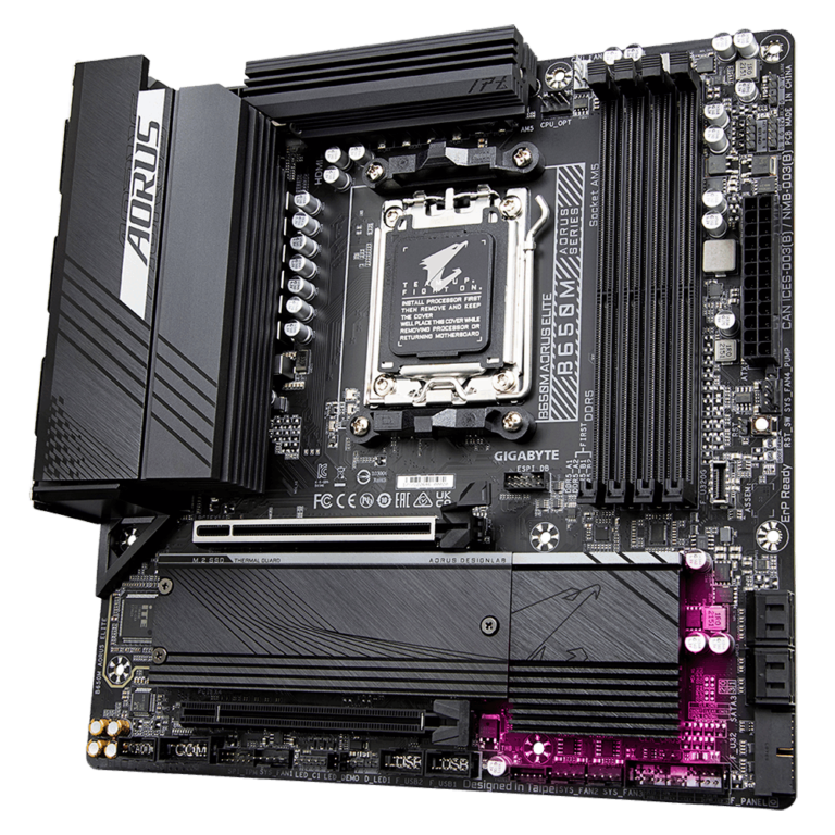 Gigabyte B650M Motherboard DDR5(4) SATA(4) M.2(2) USB-C mATX