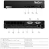 Lenovo M70Q G3 Tiny I5-12400T,256GB SSD, 8GB + Bonus 16GB RAM (TOTAL 24GB/Uninstalled)