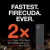 Seagate Firecuda 530 SSD, M.2, NVME 2TB, Heatsink, 7300R/6900W-MB/S, Playstation 5 SSD