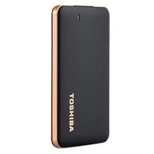 Toshiba X10 500GB Portable SSD, USB(A,B & C), 430/400 MB's R/W, Black