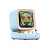 Divoom Ditoo Plus Bluetooth Pixel Display + Speaker - Blue
