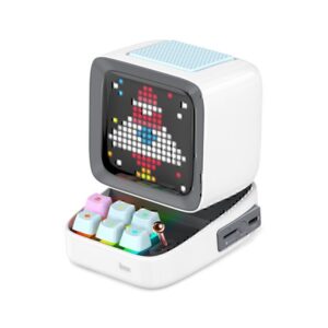Divoom Ditoo Plus Bluetooth Pixel Display + Speaker - White