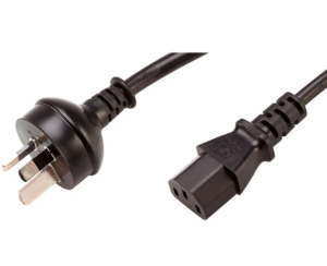 Cable IEC C13 to AUS 3 Pin Plug Black 2M