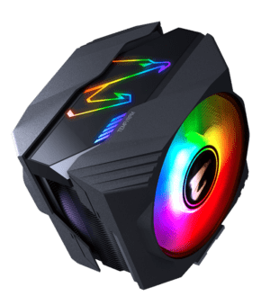 Gigabyte Aorus ATC800 CPU Cooler, 2 Fan, Support Most Intel And AMD Sockets, RGB Lights