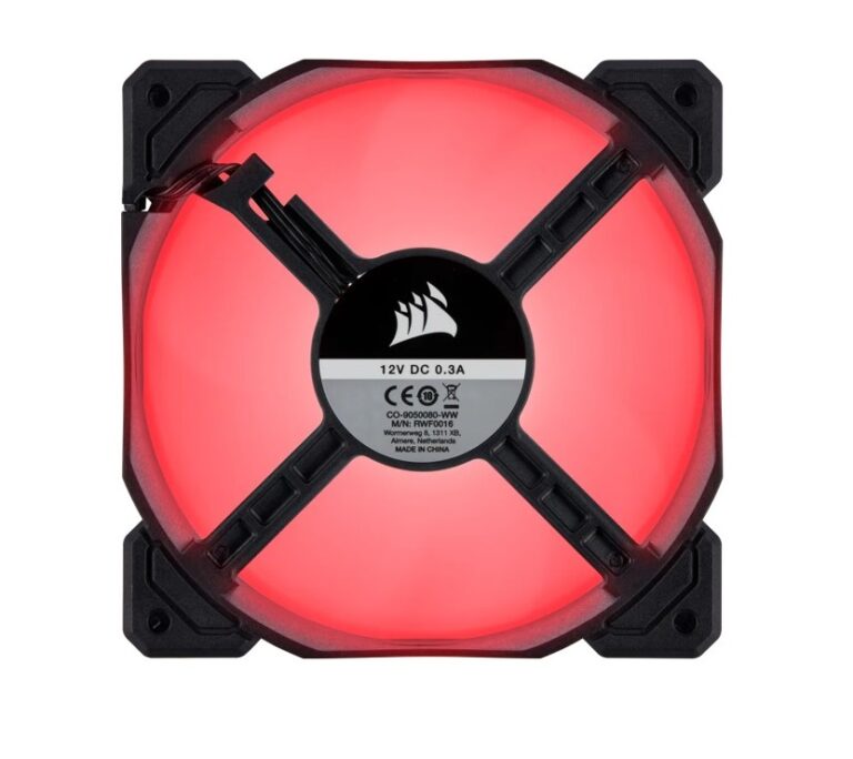 Corsair Air Flow 120mm Fan Low Noise Edition / Red LED 3 PIN