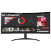 LG Ultrawide 34WR50QC-B 34" UW-QHD Curved Screen Gaming LCD Monitor