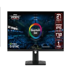 MSI G274QPF-QD 27inch HDMI - DisplayPort 16:9 WQHD Gaming LCD Monitor