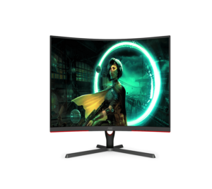 AOC 31.5in QHD 165Hz Free Sync Curved Gaming Monitor