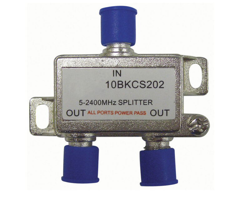 Cabac Foxap 2 Way 5-2400MHz F Type Splitter