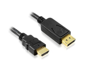 2M Displayport to HDMI Cable Supports 1080P@60Hz