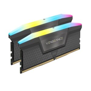 Corsair Vengeance RGB 32GB DDR5 Desktop Gaming Memory Black