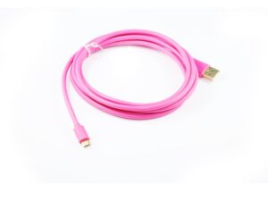 1M Red Micro USB 22AWG Fast Charging Cable