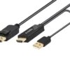 2M HDMI 2.0 to Displayport 1.2 Cable Supports 4K 60Hz