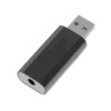 USB External Sound Card ( 4 Pole 3.5mm TRRS Audio )