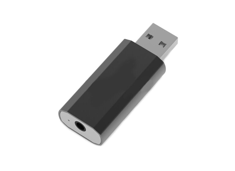 USB External Sound Card ( 4 Pole 3.5mm TRRS Audio )