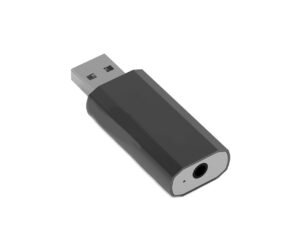 USB External Sound Card ( 4 Pole 3.5mm TRRS Audio )