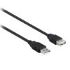 2M USB 2.0 AM/AF Extension Cable 28+24AWG in Black