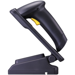 Cipherlab 1500P Barcode Scanner USB Black With Weighted Stand A1500PCBWU001