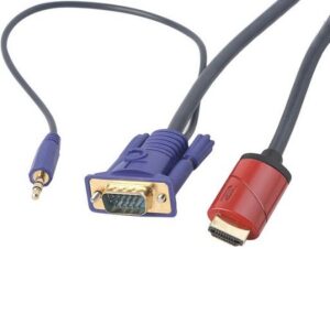 HDMI To VGA And Audio Decoder Cable