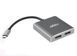 20CM USB 3.1 Type-C to Dual Displayport Converter 4Kx2K
