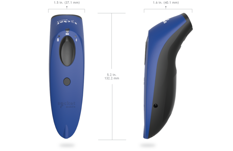 Socket Mobile S740 2D Bluetooth Scanner Blue + Charging Dock CX3448-1911