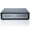 Vpos Cash Drawer EC350 4N 8C 24V Black S/S Front CDDIEC350BS
