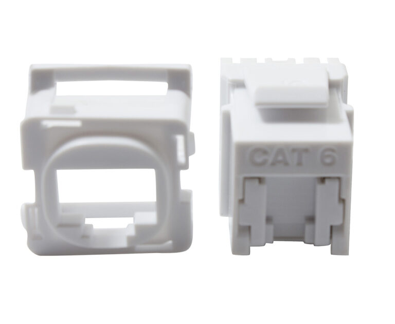Cabac J6/10-SH Jack Shuttered Cat6 K/110 White